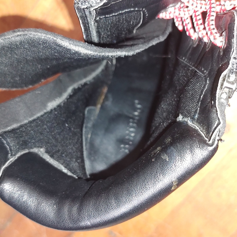 Upcycled! Fun Painted Rainbow Heel Chunky Vegan Booties Size 8 - Picture 13 of 14